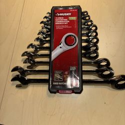 Reversible Ratcheting MM Combination Wrench Set (7-Piece)