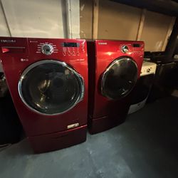 Samsung Washer And Dryer Set On Good Working Condition 