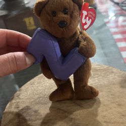 Letter Z Beanie Babie