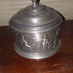Friezling Zinn 95% Germany Rare Vintage Decoration Box