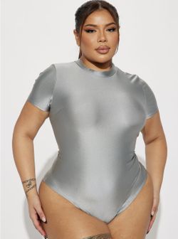 Silver Bodysuit 1XL