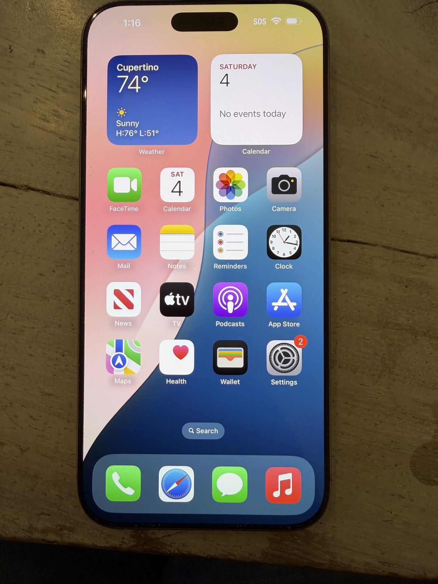 iPhone 16 Pro Max 256GB - Desert Titanium - Unlocked