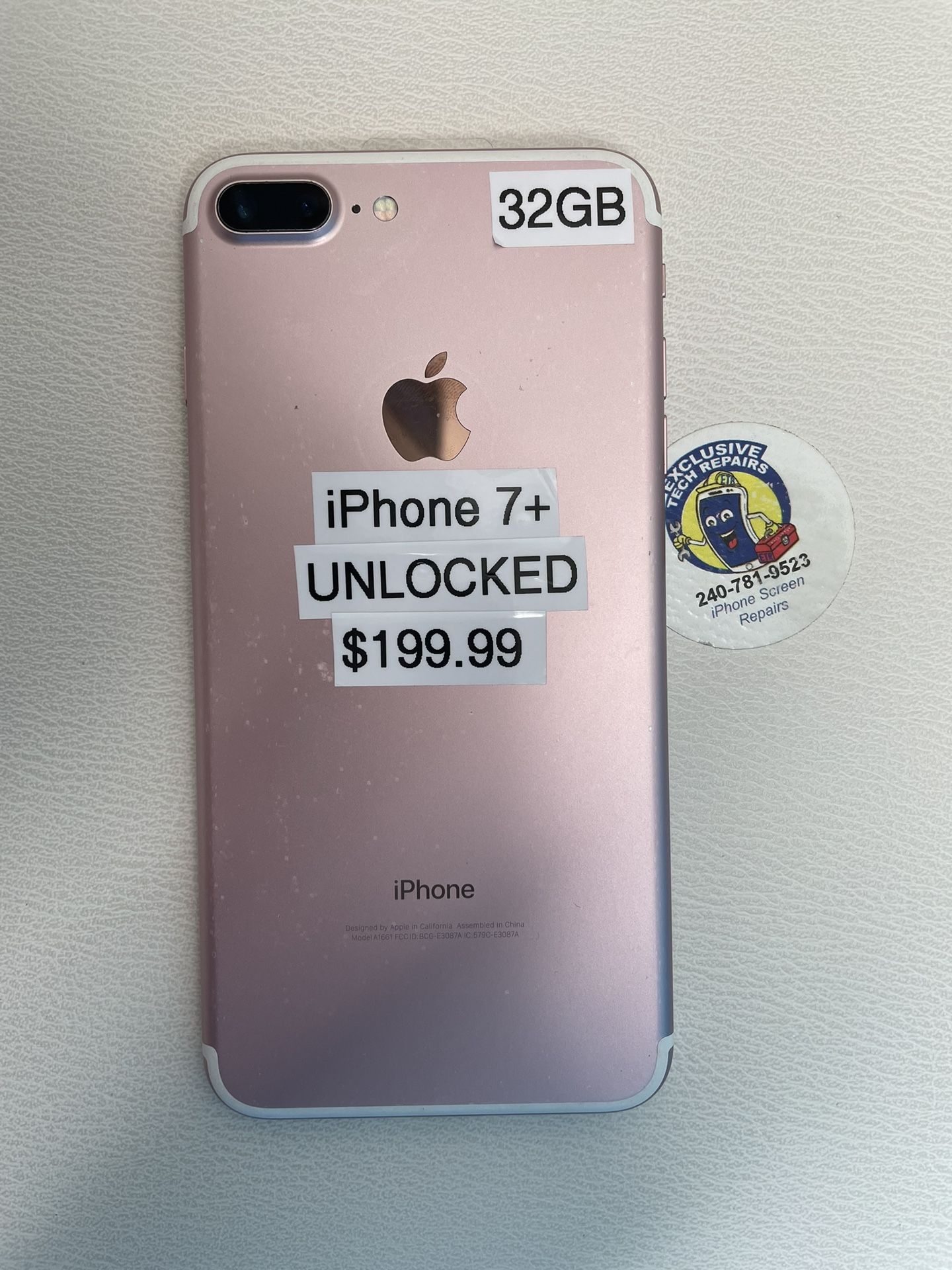 iPhone 7+ Pink 32GB Unlocked
