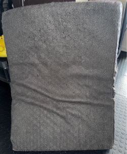 Large grey dog bed
