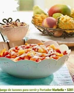 Princess House Marbella Serving Bowl