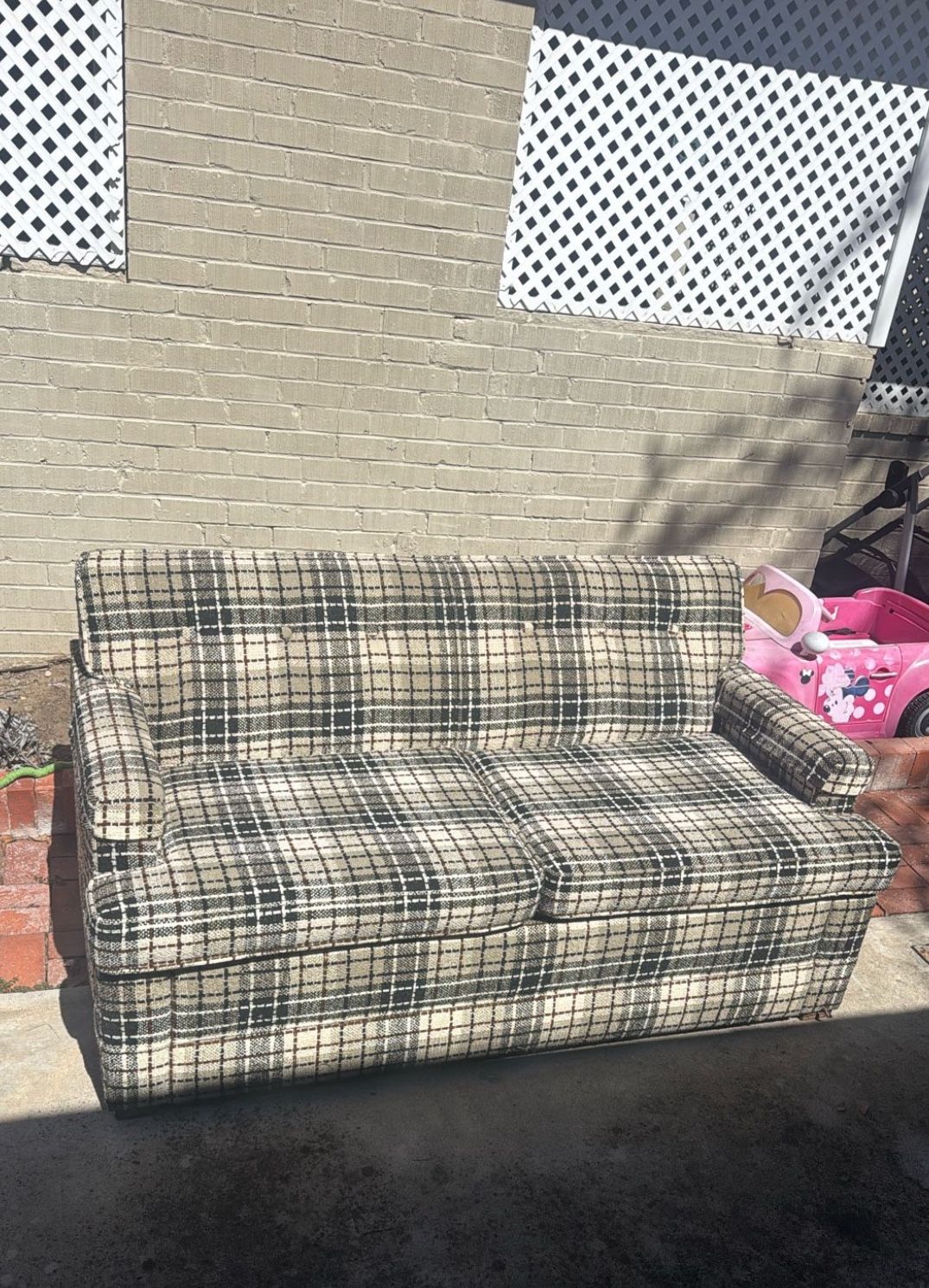 Vintage Pull Out Bed Couch