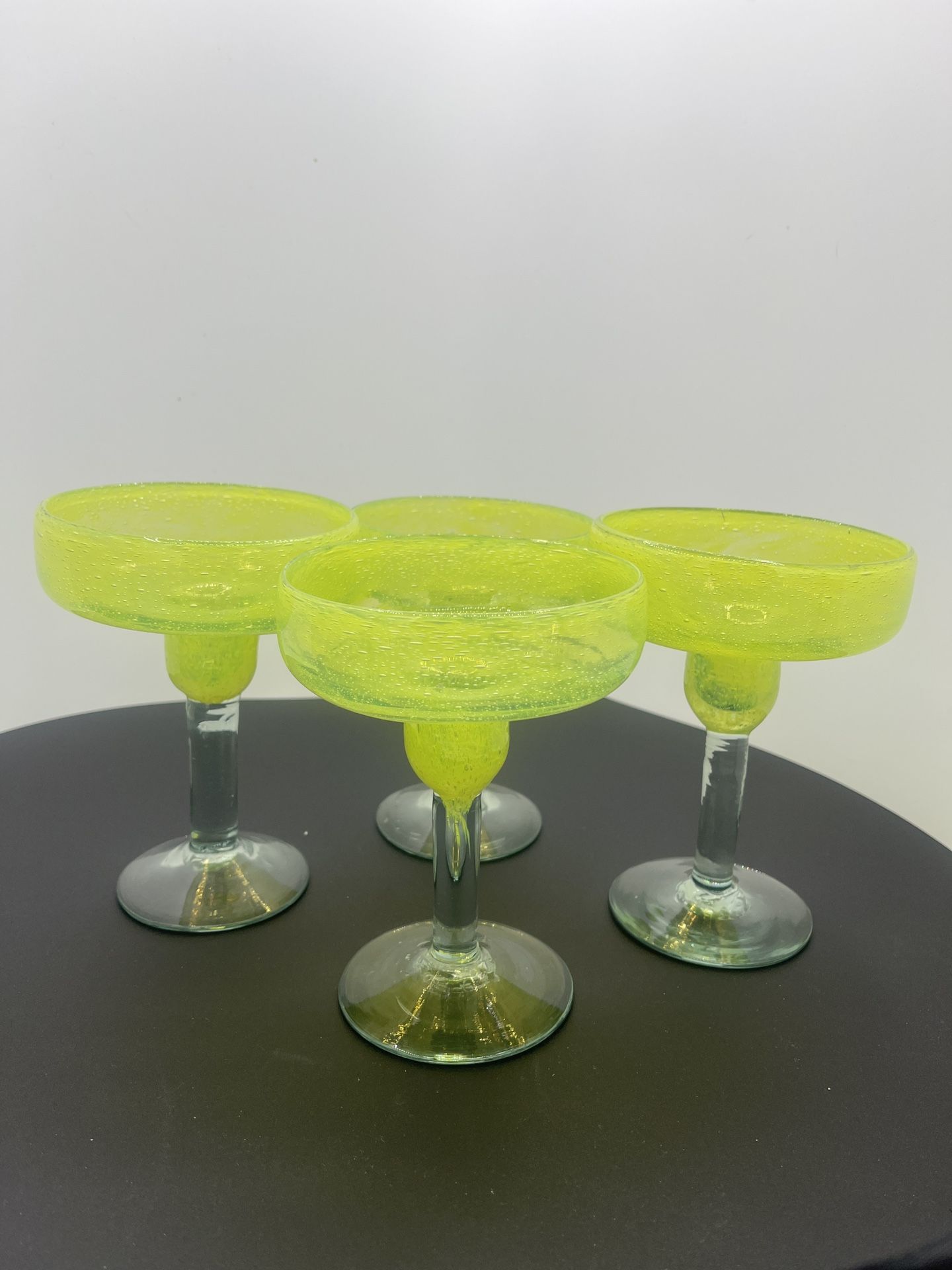 4 Crate & Barrel Margarita Glasses