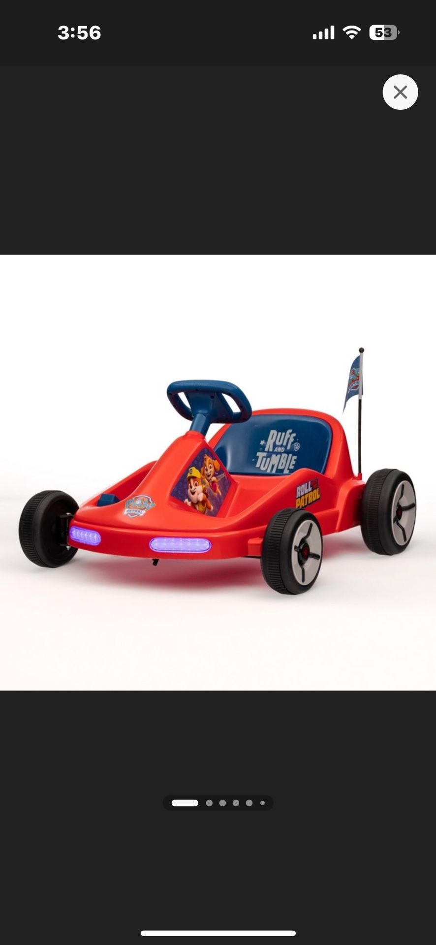 Blue Paw Patrol Go Cart Sealed