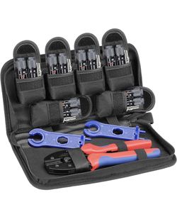 Solar Crimper Tool Kit for Solar Panel Cable Wire 