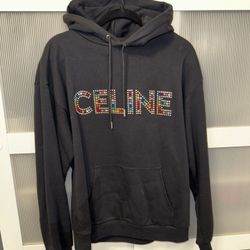 Celine Hoodie Black with Rhinestones BRAND NEW**