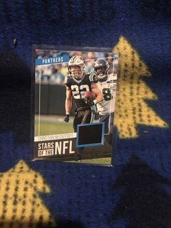 2019 PRESTIGE CHRISTIAN McCAFFREY JERSEY CARD