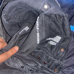 Black purple jeans size 30