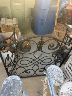 Iron Fire Place Cover