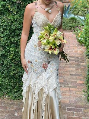 Vintage Terani Couture Gown