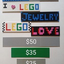 Custom LEGO nameplates!