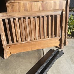 Rustic bed frame - Full Size