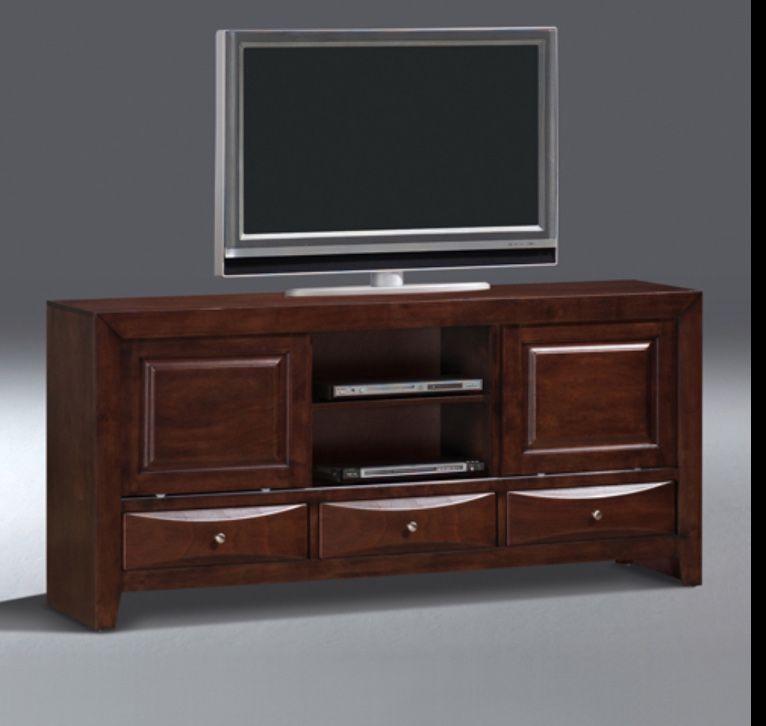 Limited time. Emily Merlot TV stand only $99. Easy finance option. Same day delivery.