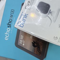 Sealed Amazon Echo Show 8 & Blink Mini Cam