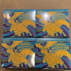Pokemon Ascended Heroes ETB Elite Trainer Boxes MULTIPLE Brand New!