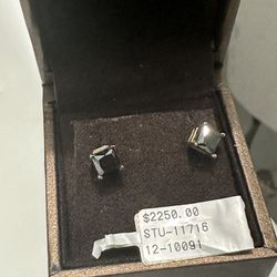 Black Diamond 2 Carat/W 14k Gold Earrings 