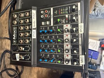 Mackie Mix8 8-Channel Compact Audio Mixer – $50 OBO
