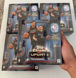 2025/26 Topps Chrome Update Series Basketball NBA Mega Box NEW/SEALED $140/per