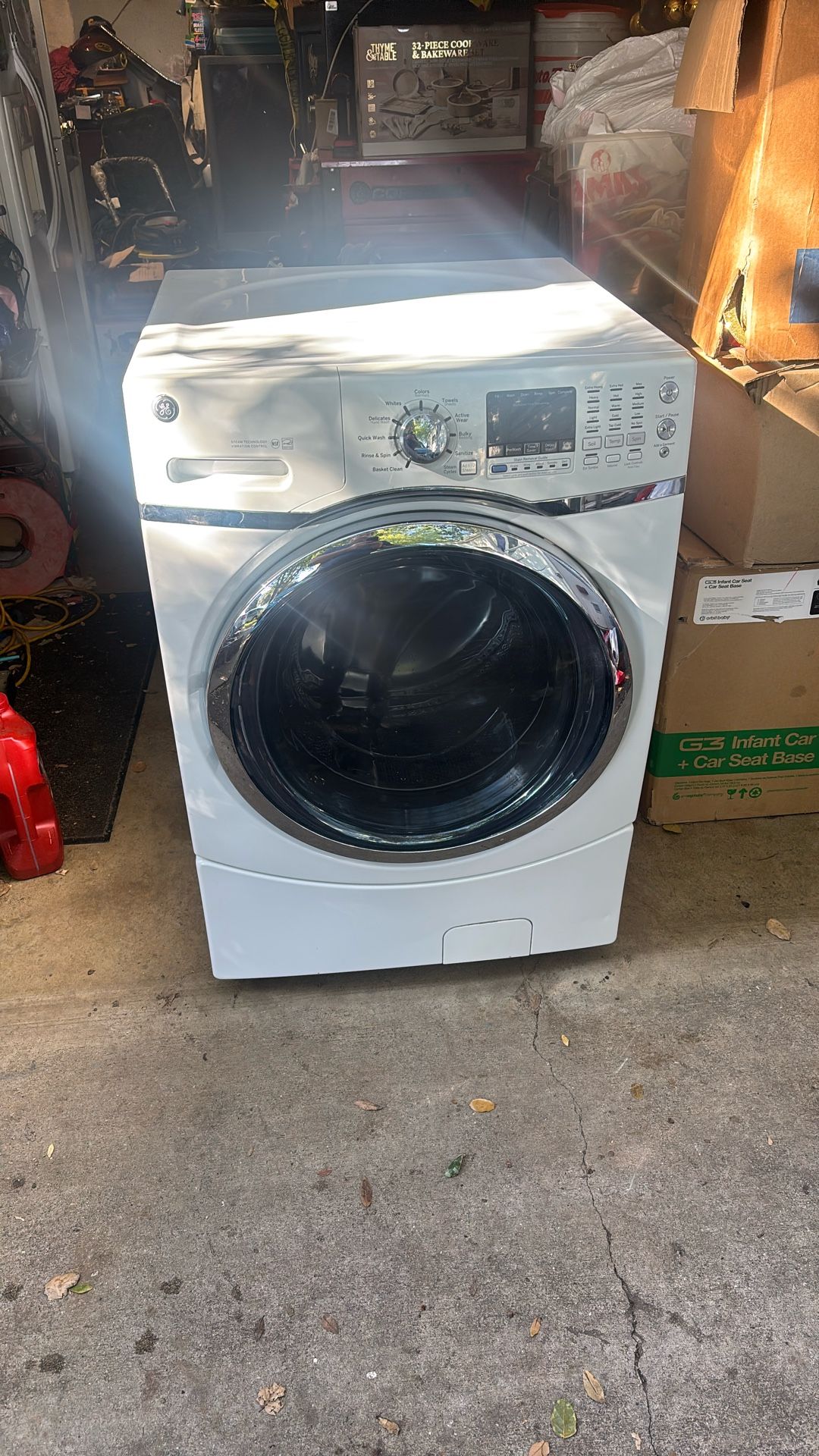 GE Steam Washer Big Tub Works Great