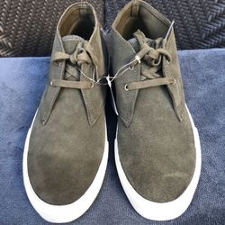 Keds + Gap Anchor Chukka Olive Suede Size 7