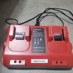 Double Charger For Milwaukee Batteries 