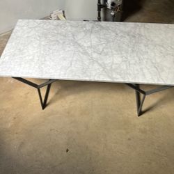 West Elm Marble Table 