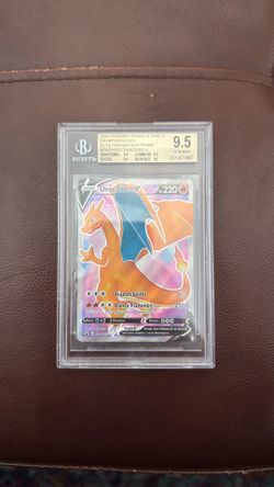 Beckett 9.5 Charizard V SWSH050 2020 Champions path promo holo French Pokemon