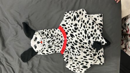 Dalmatian Halloween onesie costume