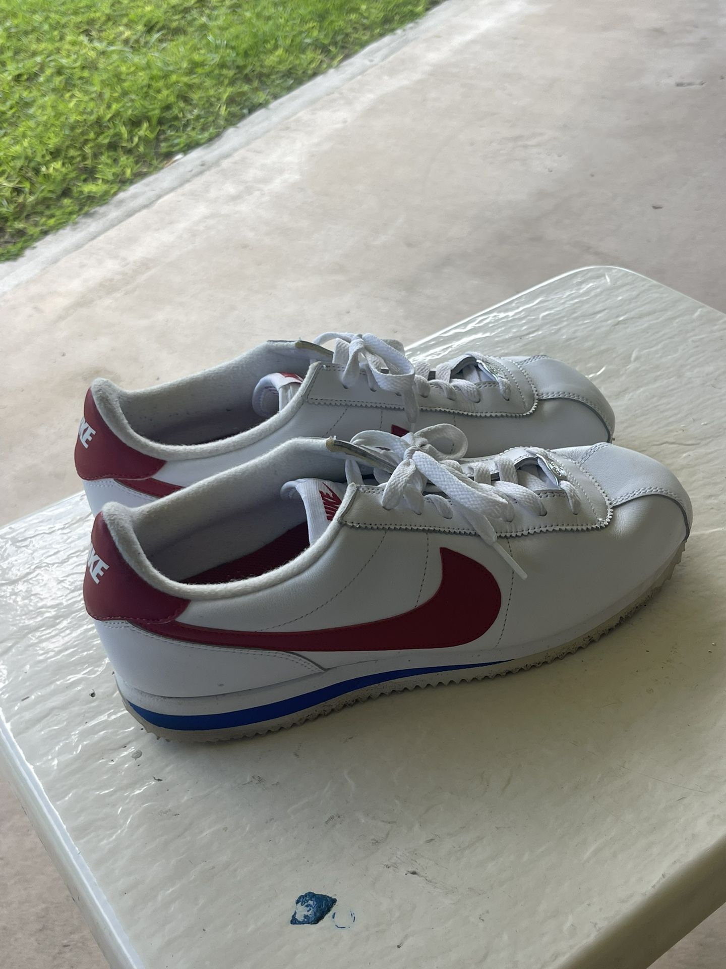 Nike Cortez White Red Blue Size 11 Men