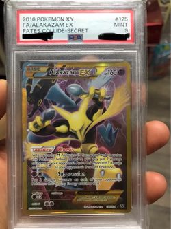 Alakazam ex fates collide PSA 9
