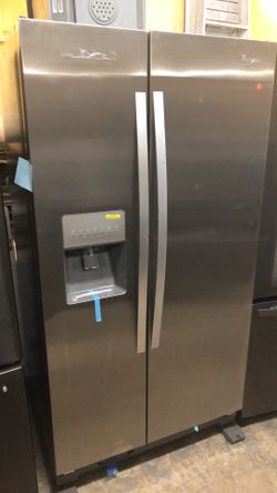 Whirlwind side by side 36” refrigerator