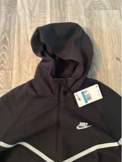 Black reflective tech hoodie
