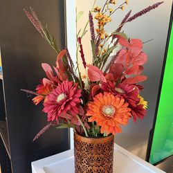 Pretty Handmade Artificial Flower Arrangement.   Please check out my other items for sale.