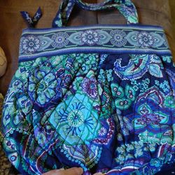 Blue Paisley Vera Bradley Purse 