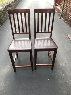 Two high chairs