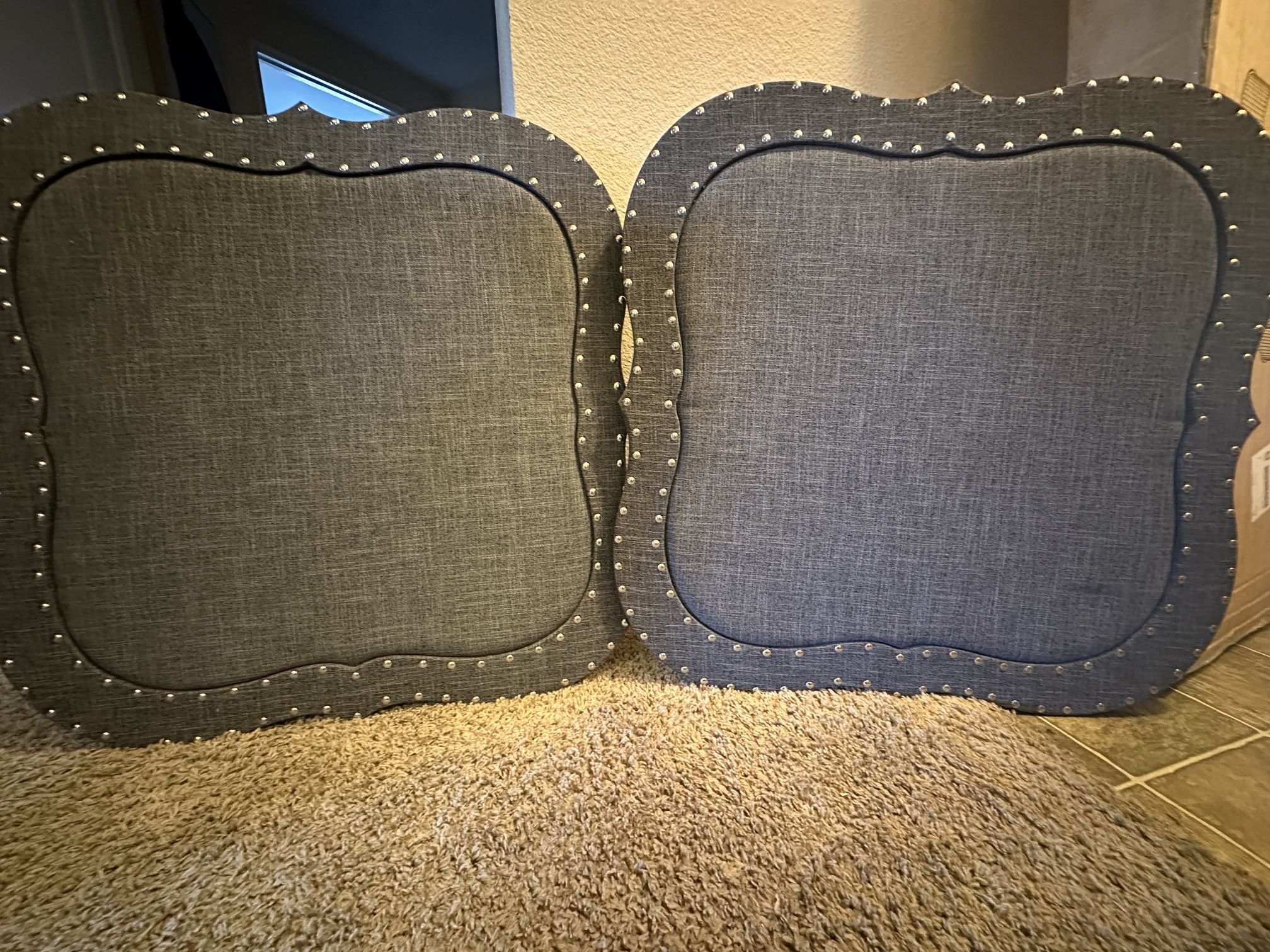 Set Of 2 Fabric Bulletin Boards