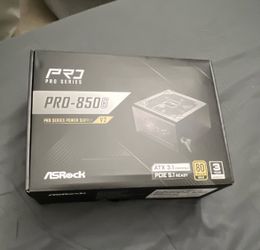 ASRock PRO-850G V2 850W 80 PLUS Gold ATX Modular PSU PCIe 12V-2x6