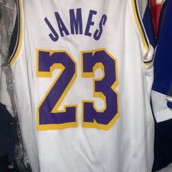 Lebron James lakers jersey #23 white