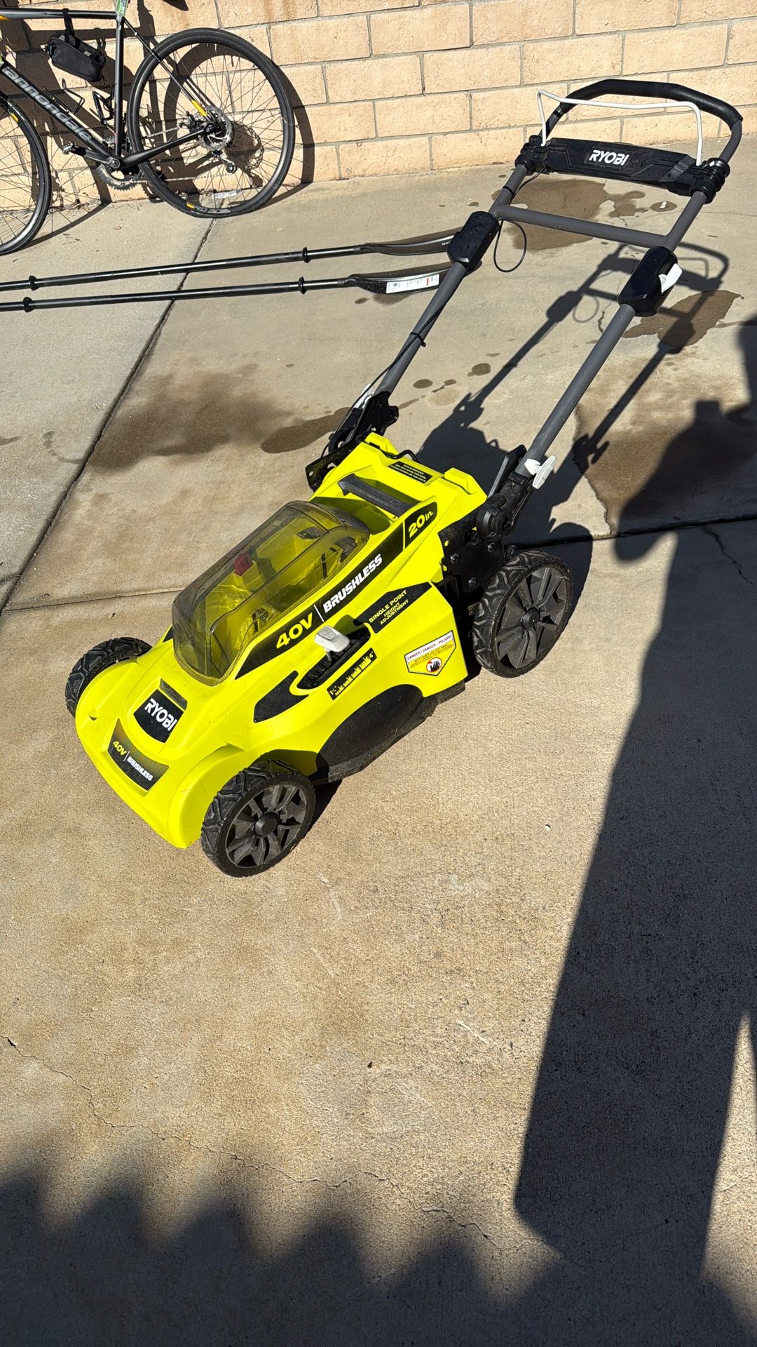 Ryobi 40V Battery Brushless, 20” Mower