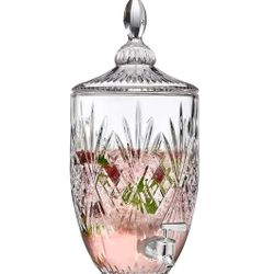 Godinger Dublin Crystal Iced Beverage Dispenser 