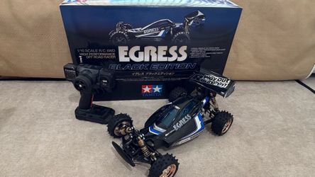 Rare Tamiya Egress Black Edition 47489 RC Buggy 1/10 4WD Vintage Japan - Complete