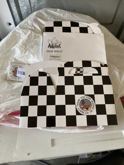 Skate And Car Theme Party Candy Boxes And Thank You Stickers