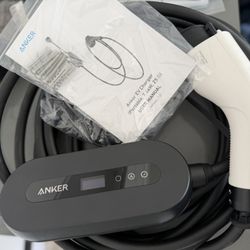 Anker Electric Vehicle (EV) Charger 7.6KW, Level 2, J177c Connector, NEMA 14-50 Plug