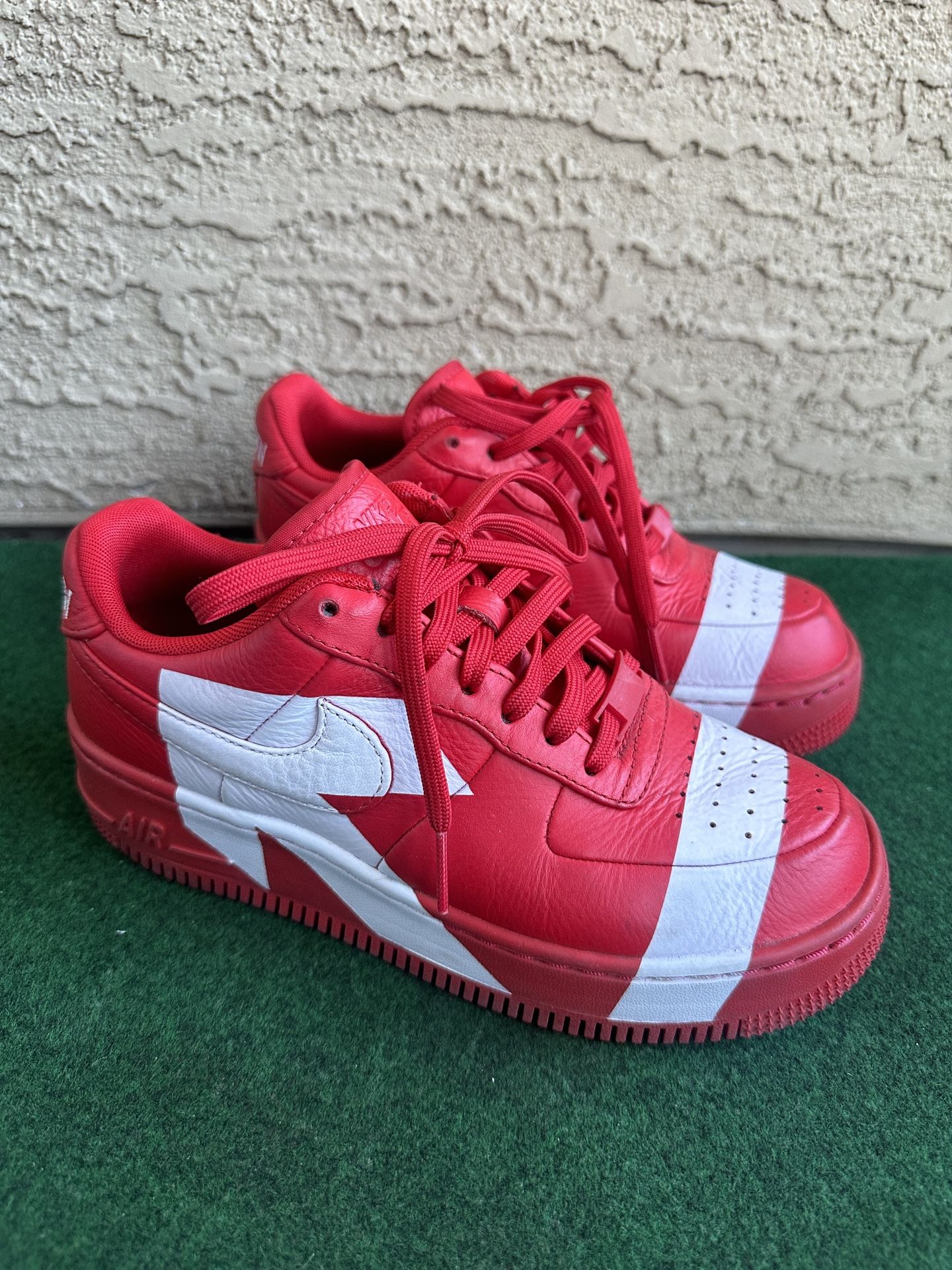 uptown - Women Nike Air Force 1 Upstep Lux University Red 898421‑601