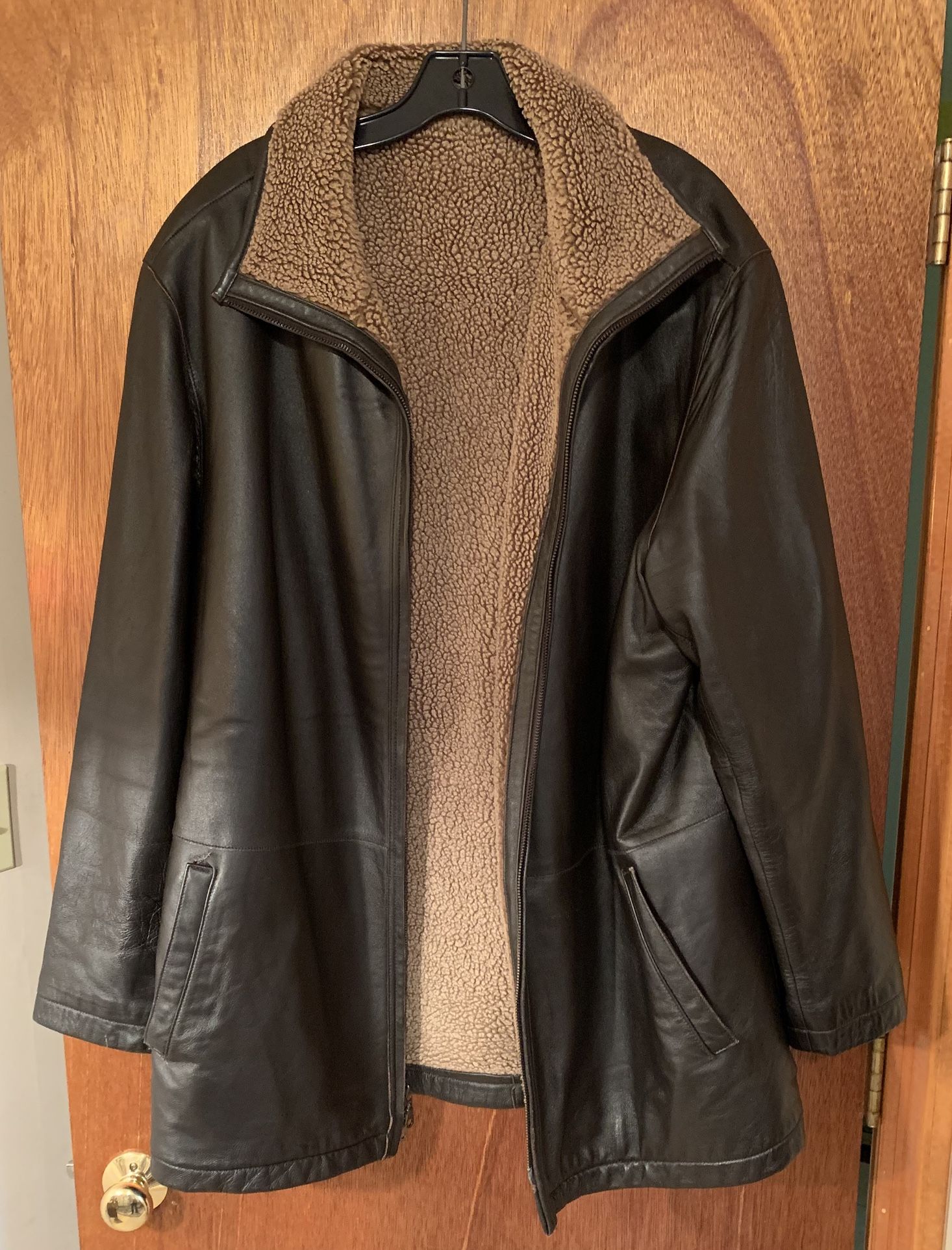 Men’s leather Winter Jacket Coat