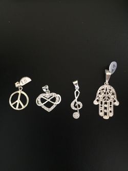 Sterling silver 925 rosaries, pendants, anklets and more / Joyeria en general plata 925